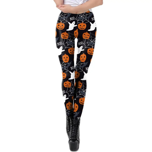 VIP FASHION Adult Steampunk Skeleton Leggings Adventure Halloween