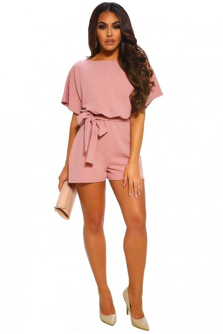 Chic Belted Romper