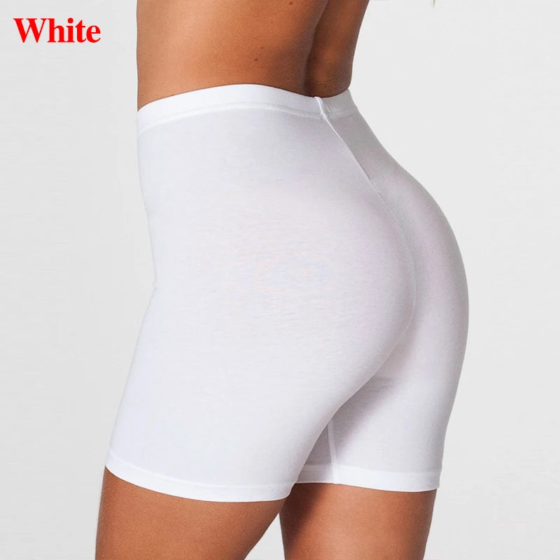 Women'S High Waist Elastic Leggings Spring Summer Solid Color Safety