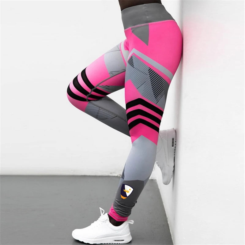 HDDHDHH Brand Printing Geometric Pattern Sports Leggings Women's Pants