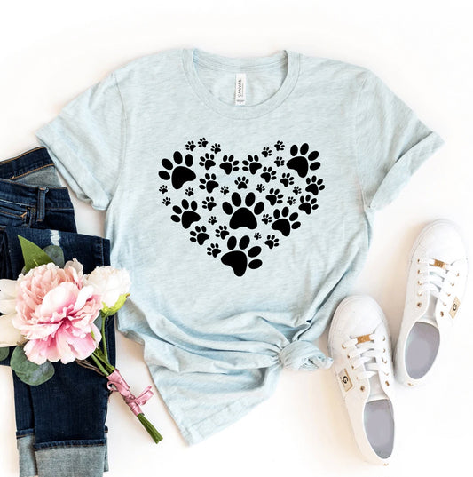 Paw Print Love Tee