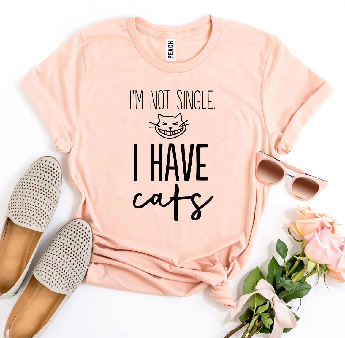 Cat Lover's Delight: Not Single, Just Fabulous T-shirt