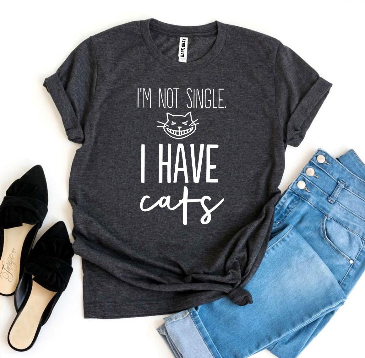 Cat Lover's Delight: Not Single, Just Fabulous T-shirt