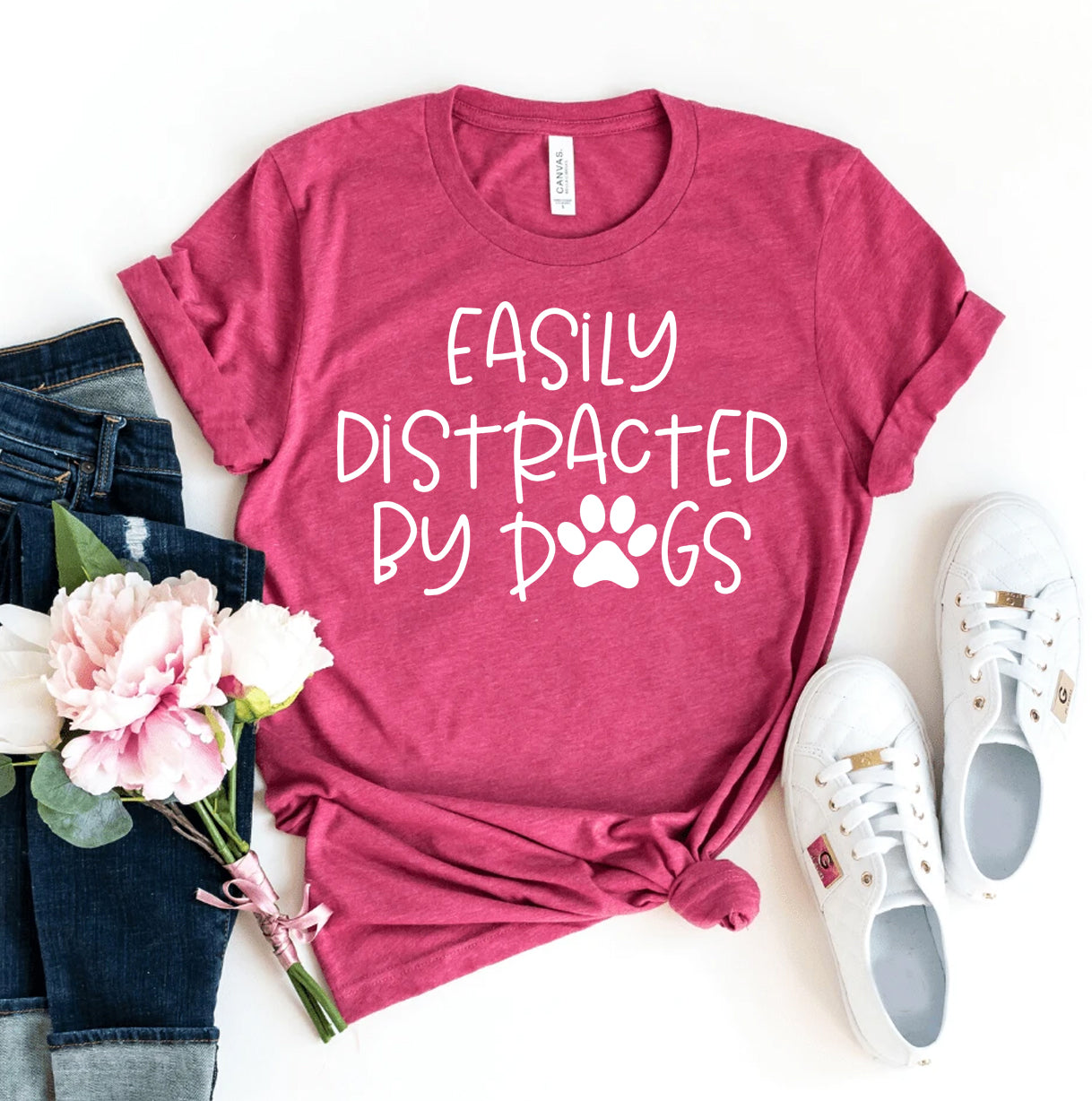 Easily Distracted by Canines T-shirt