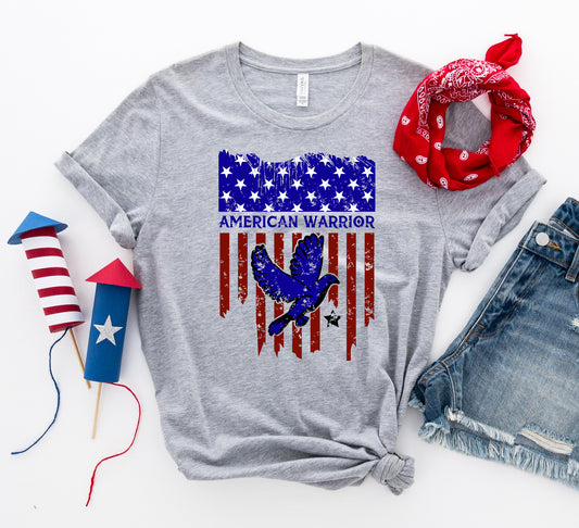 Patriotic American Warrior Tee