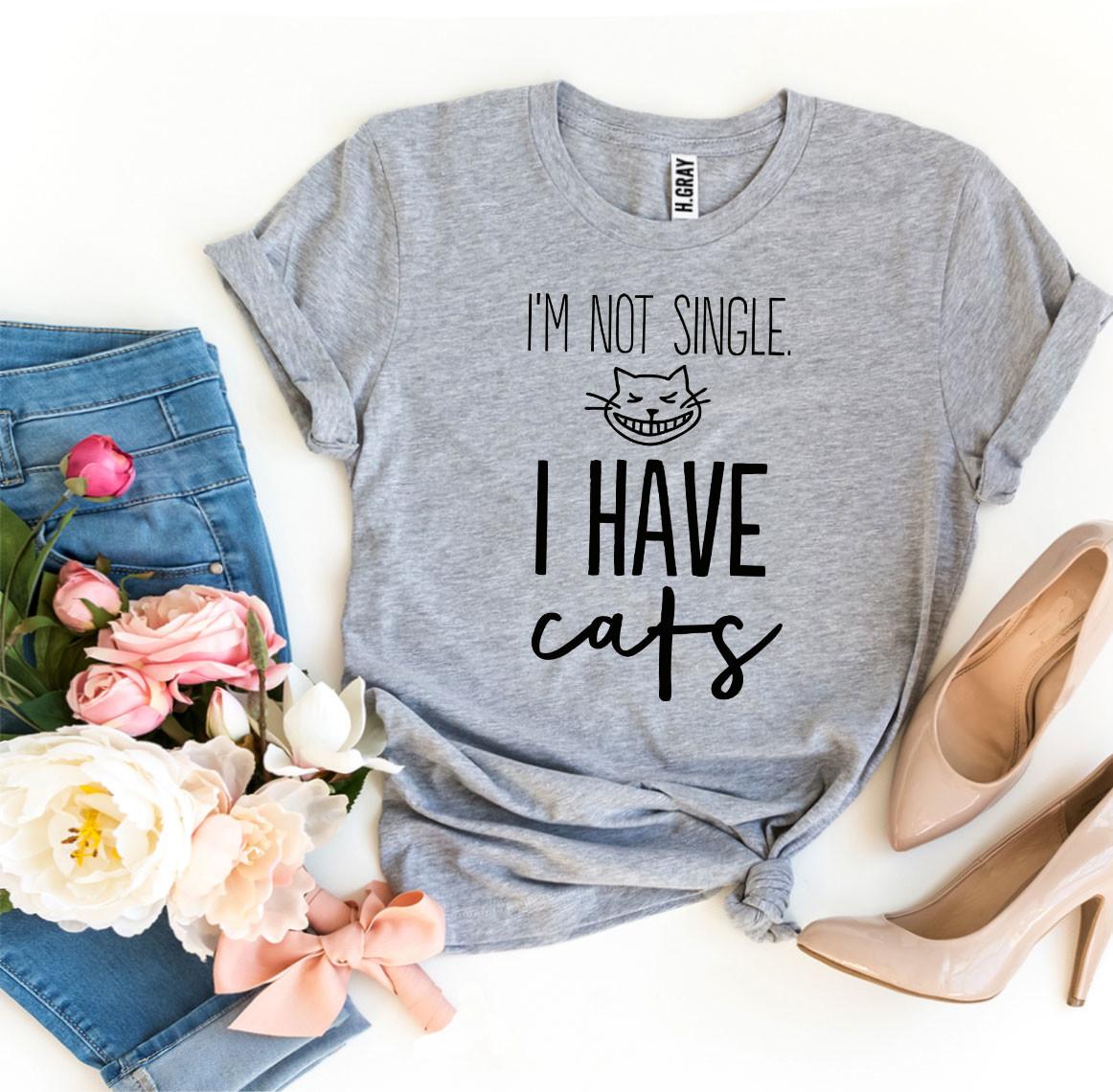 Cat Lover's Delight: Not Single, Just Fabulous T-shirt